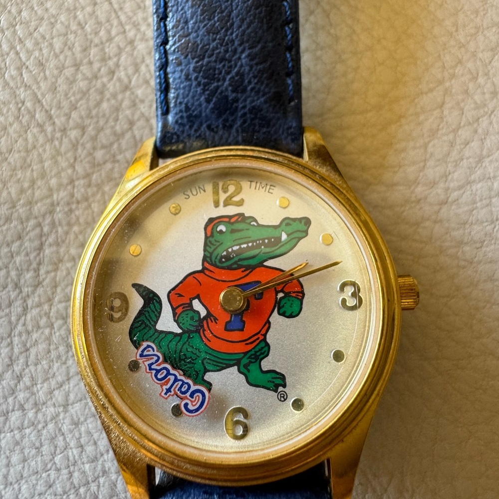 Gators UF Florida University Gold and White Classic Sports College Watch